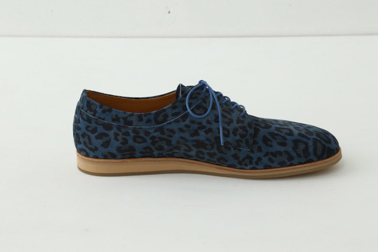 LAYERED BLUCHER (LEOPARD)