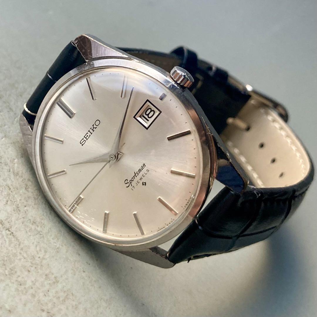 美品】セイコーSEIKO スポーツマンアンティーク手巻き