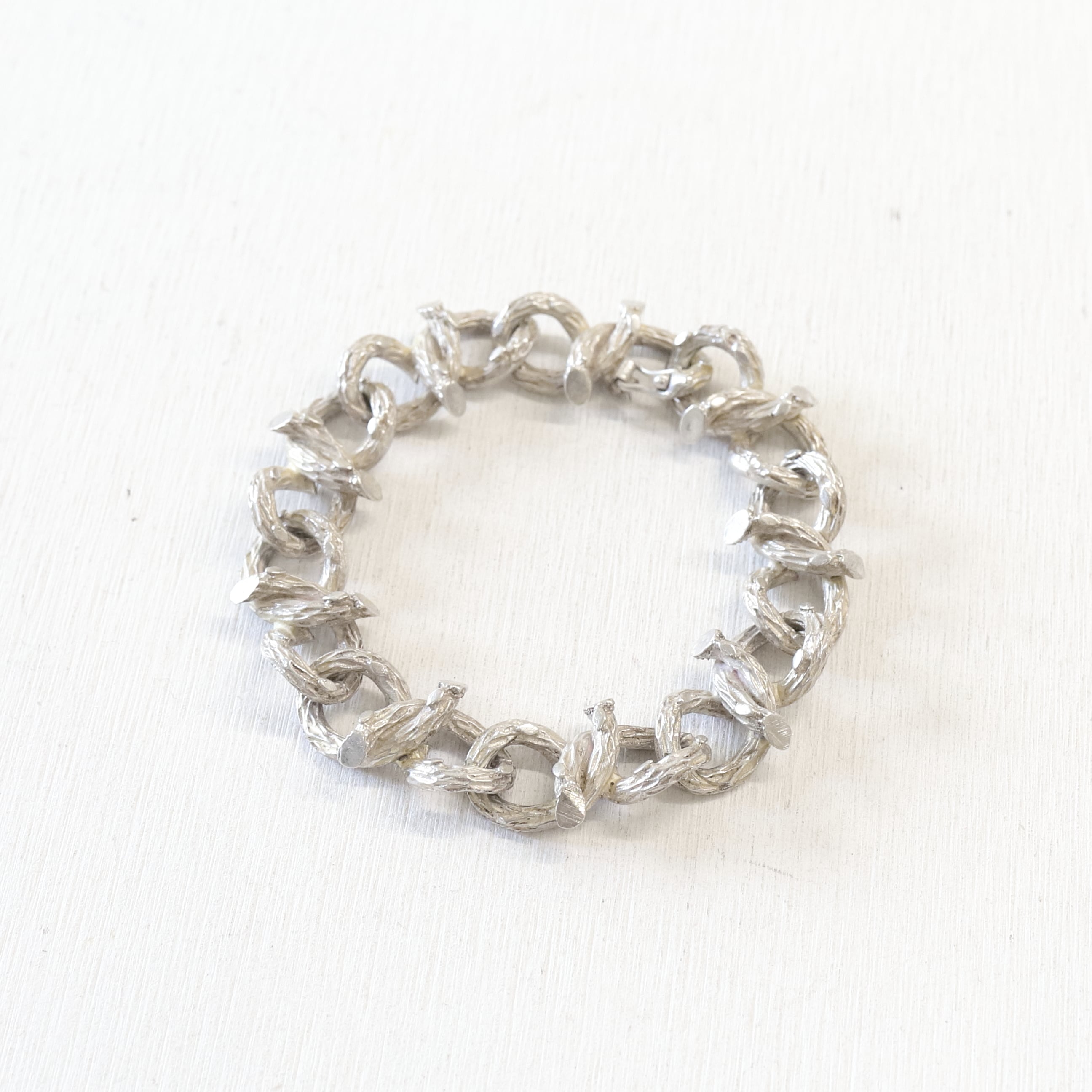 Vintage Gaëtan de Percin anchor chain bracelet | PAY ID