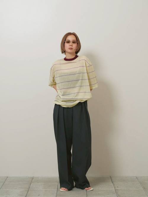 TODAYFUL Bonding Wide Trousers ボンディングワイドトラウザーズ