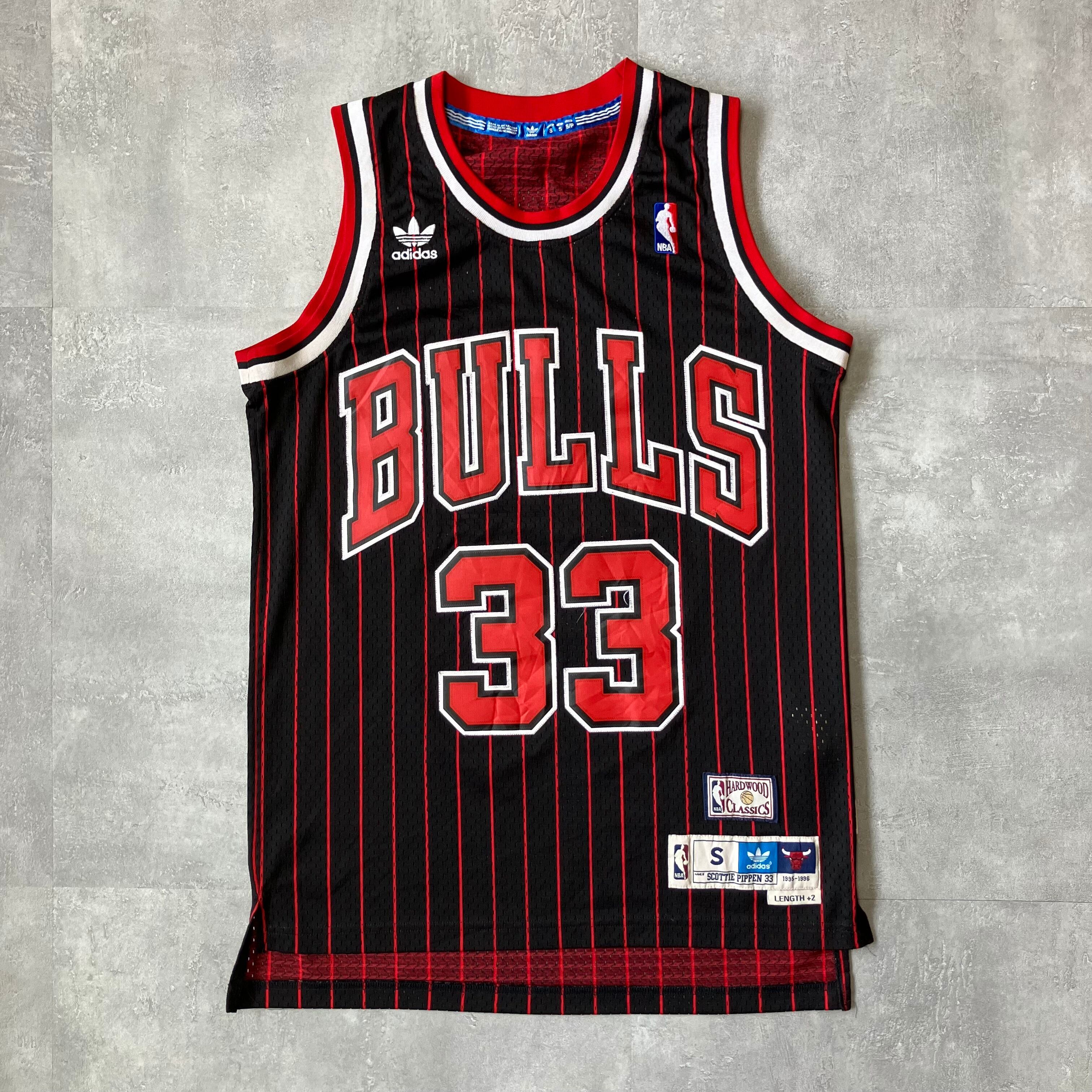 《S size》adidas アディダス NBA BULLS ゲームシャツ No.3276