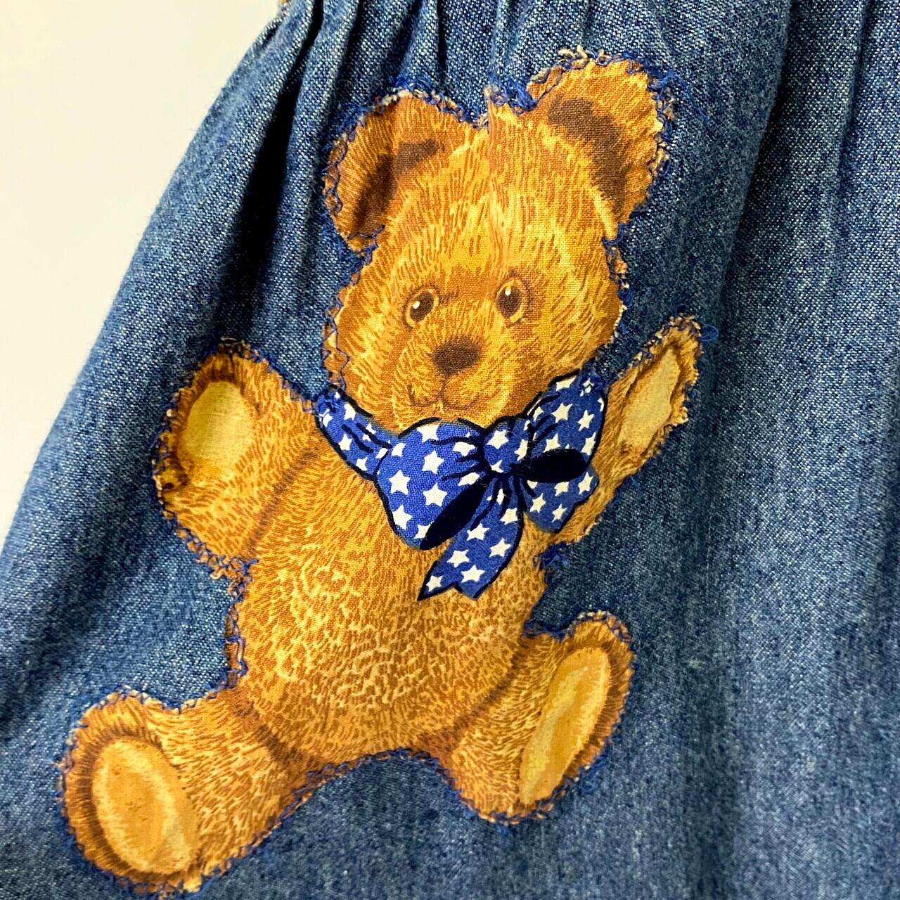 くまさん専用　45R 45rpm コットンリネンデニムワンピース くまさん専用 45R 45rpm コットンリネンデニムワンピース - メルカリ