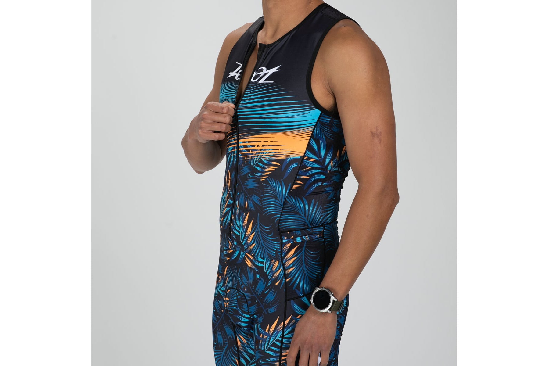 Men's Club Aloha Tri FZ Slvs Racesuit スリーブレス トライ Men's Club Aloha Tri FZ Slvs Racesuit スリーブレス トライ