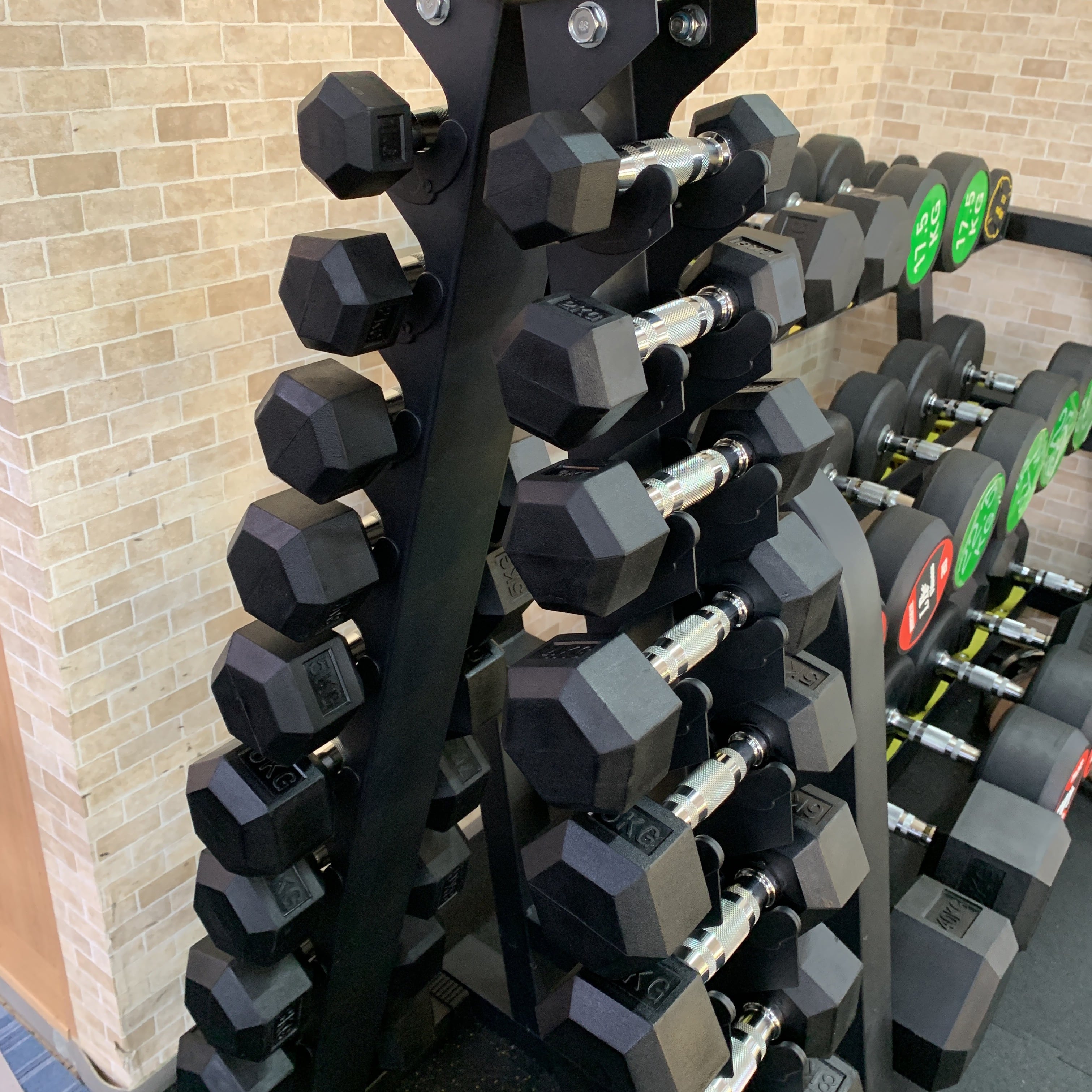 縦型ダンベルラック&ヘックス ダンベル1kgから10kg | 筋トレ倶楽部 by
