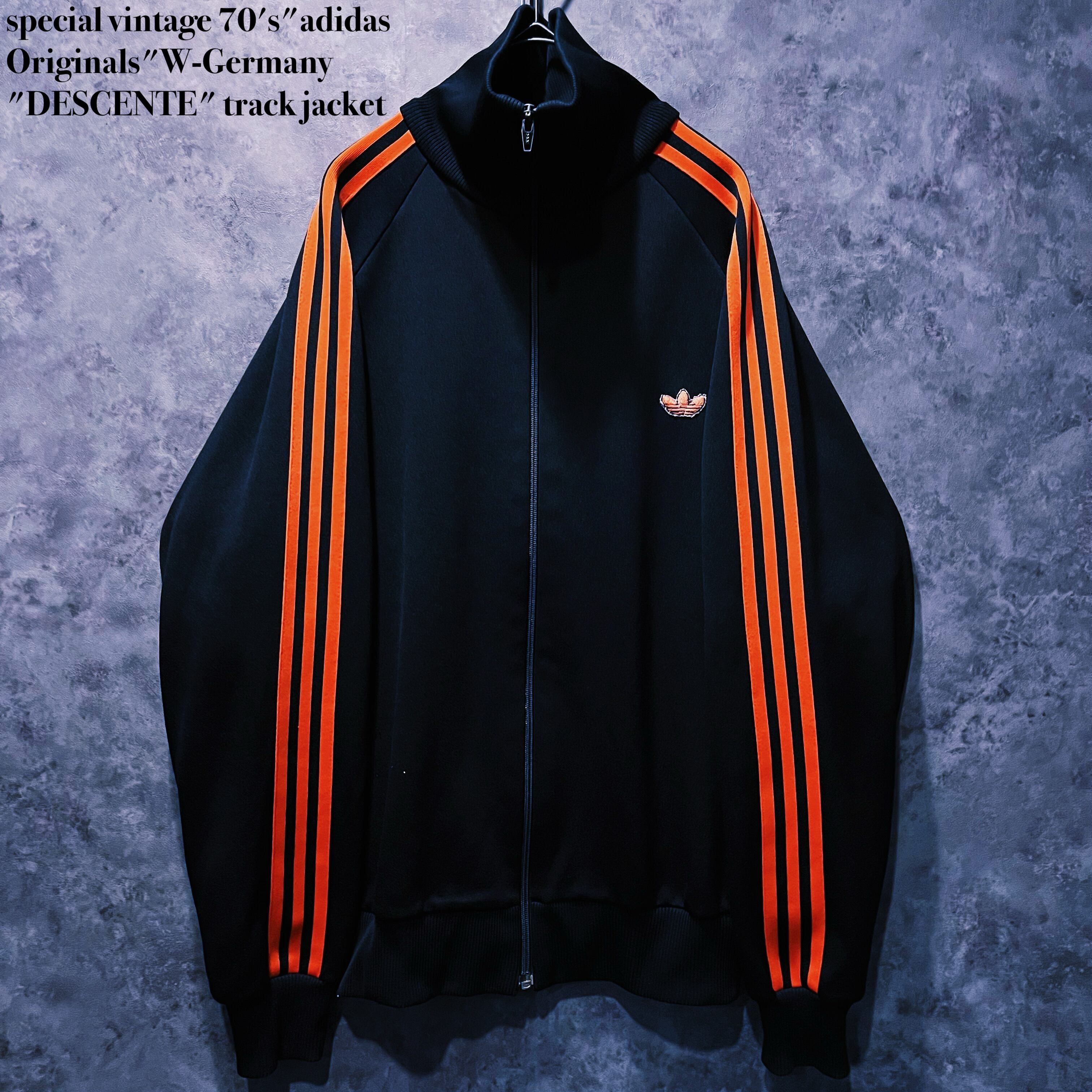 【doppio】special vintage 70's"adidas Originals"W-Germany "DESCENTE" track jacket