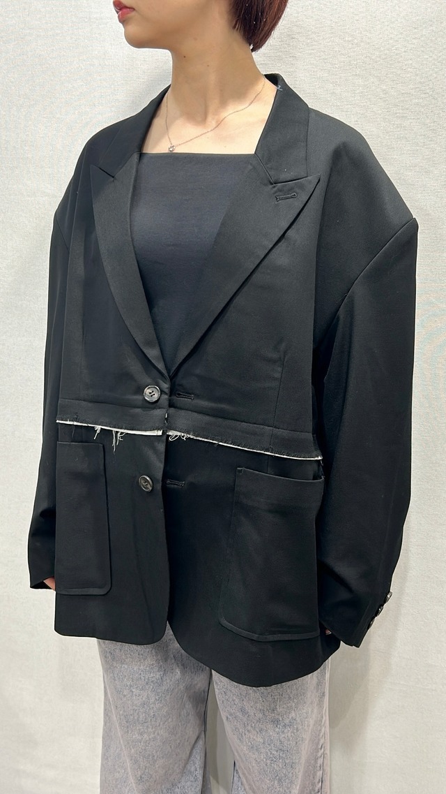 【Knuth Marf】2way dad jacket / black