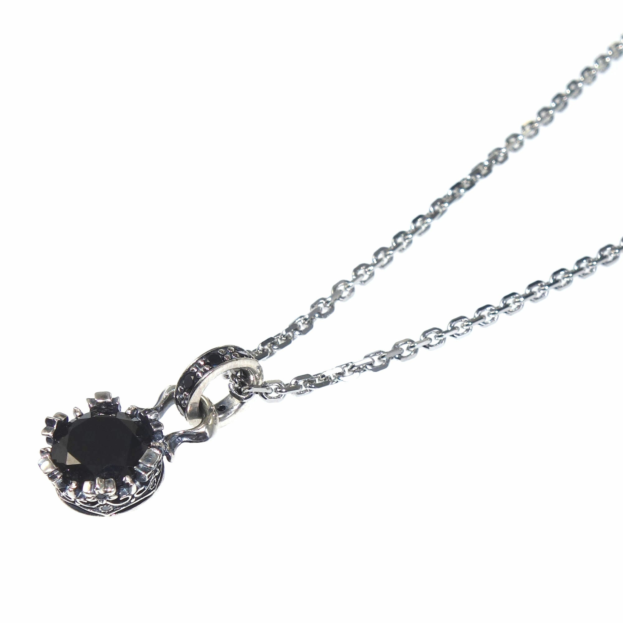 ストーンクラウンチャームBK ACP0218BK Stone crown charm black ...