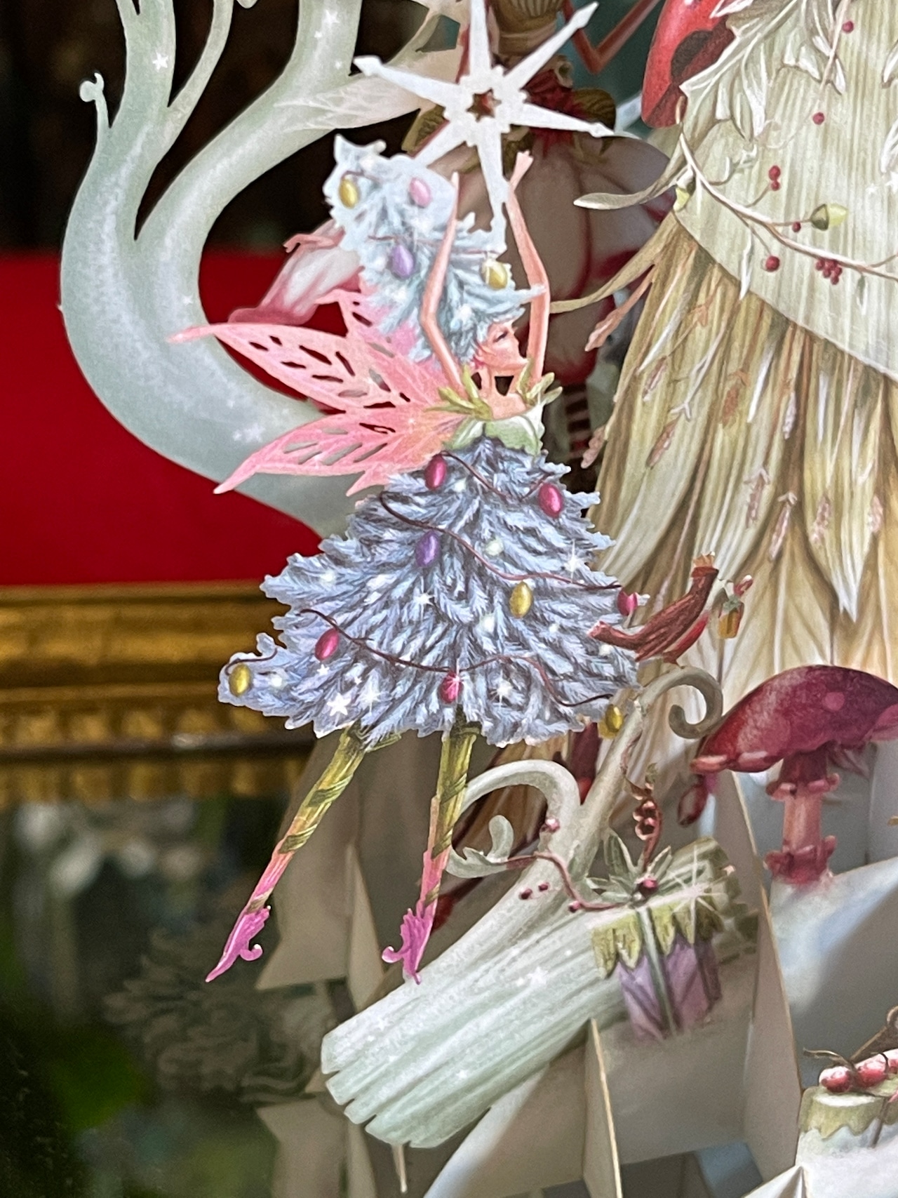 『Me & McQ ミーアンドマックキュー』妖精の女王 グリーティングカード ‘Fairy Queen’ 3D Christmas Card イギリスよりの画像12
