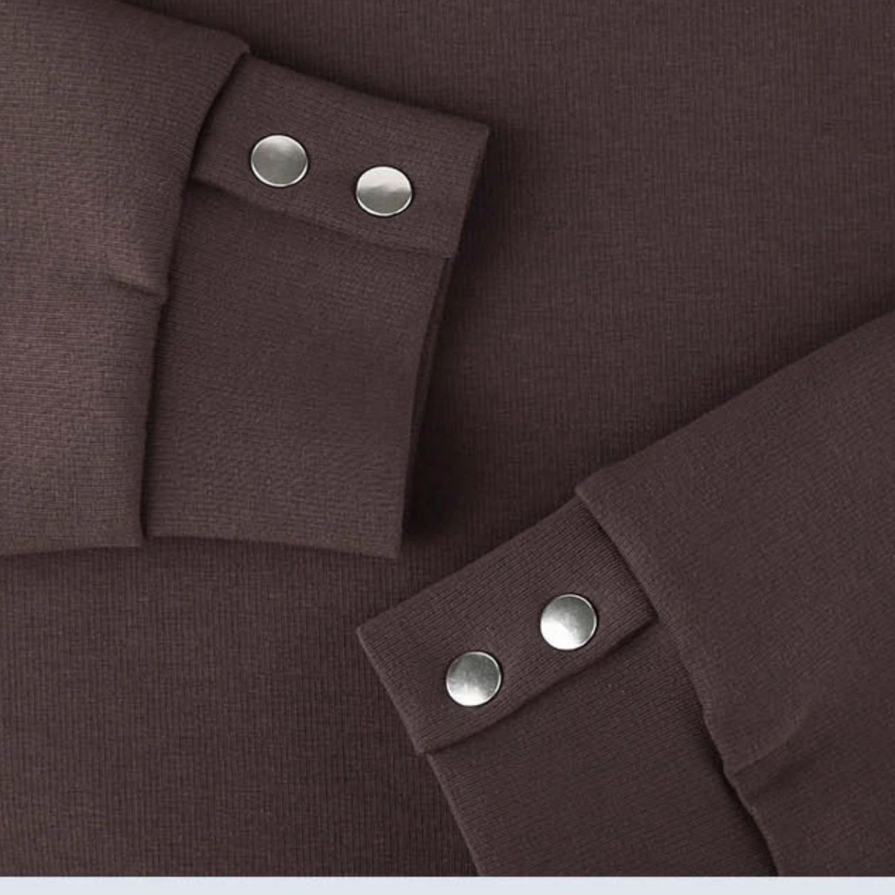 袖2スナップロングTシャツ　1215