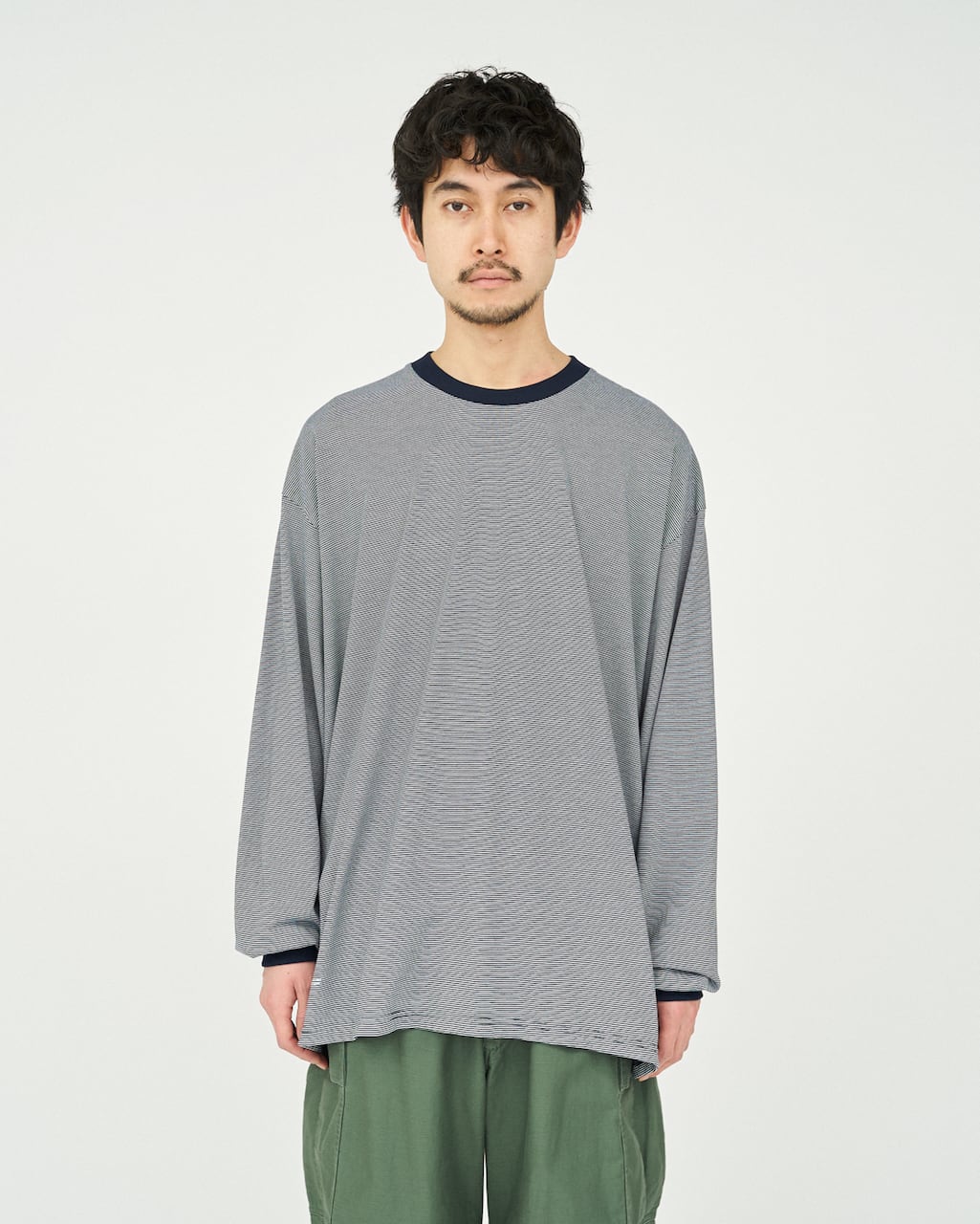 FreshService MICRO BORDER L/S TEE | HUMAN and THINGS
