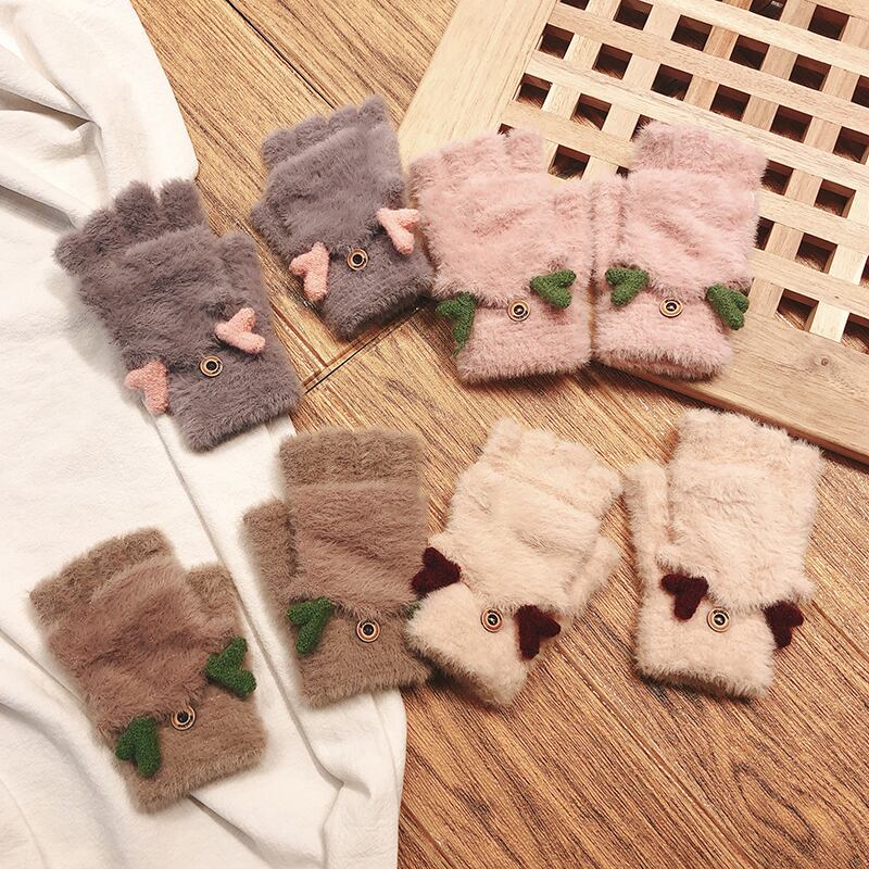 グローブ ウィンターニットウール 大人ガーリー スウィート キュート カジュアル 冬物 ブラック・アイド・ピーズ32421637827