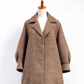 Pale Jute  Tweed coat "short"　再入荷