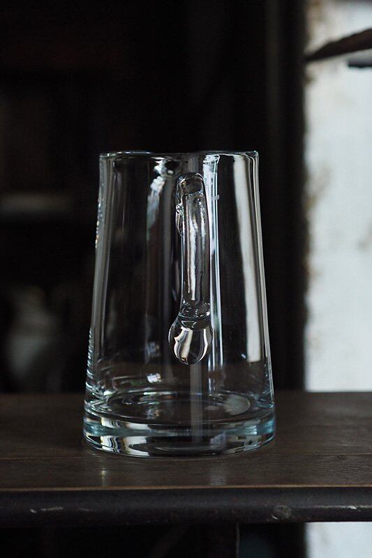 クリアな水差し-vintage glass pitcher | アンティーク.ヴィンテージ