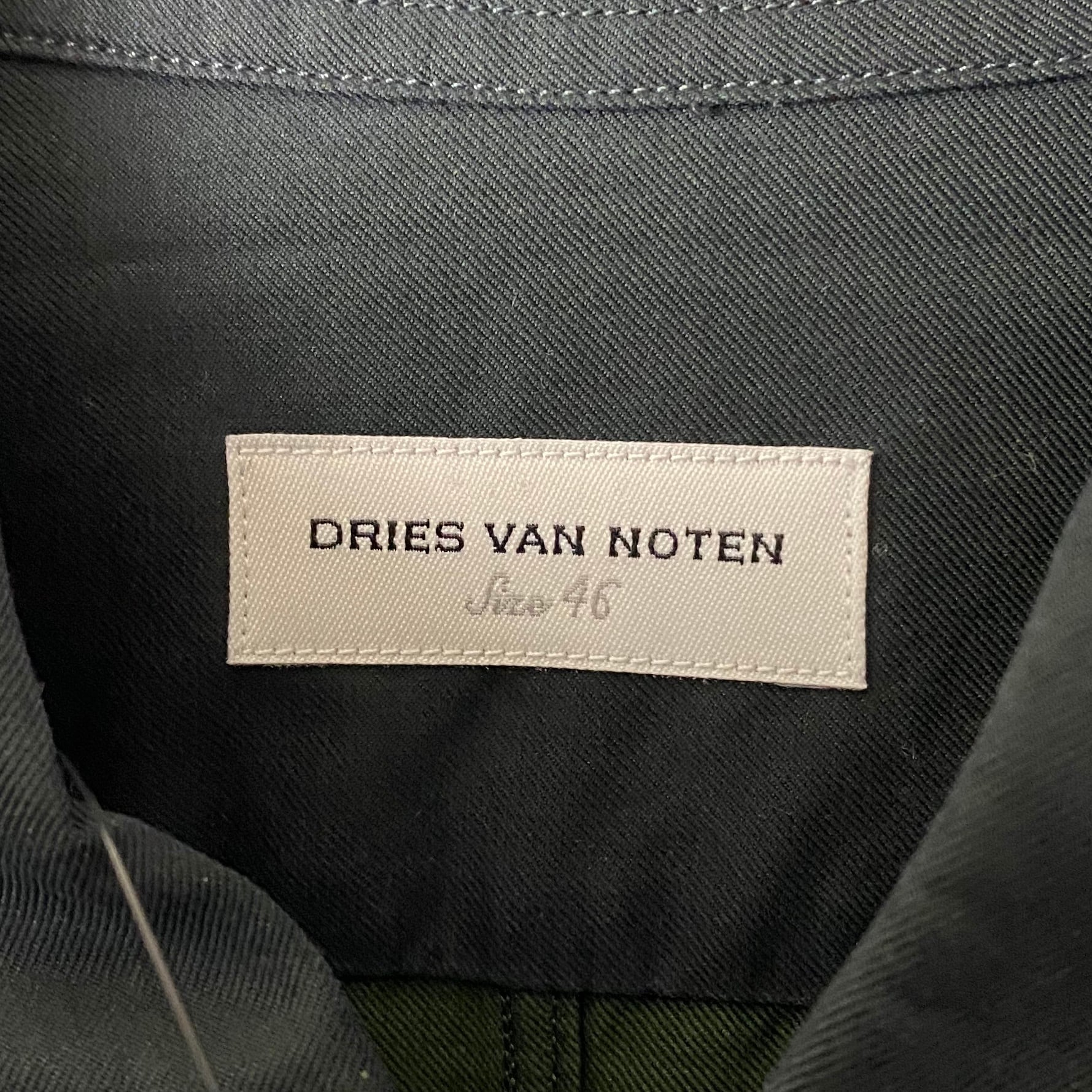 DRIES VAN NOTEN zip-up design shirt | NOIR ONLINE
