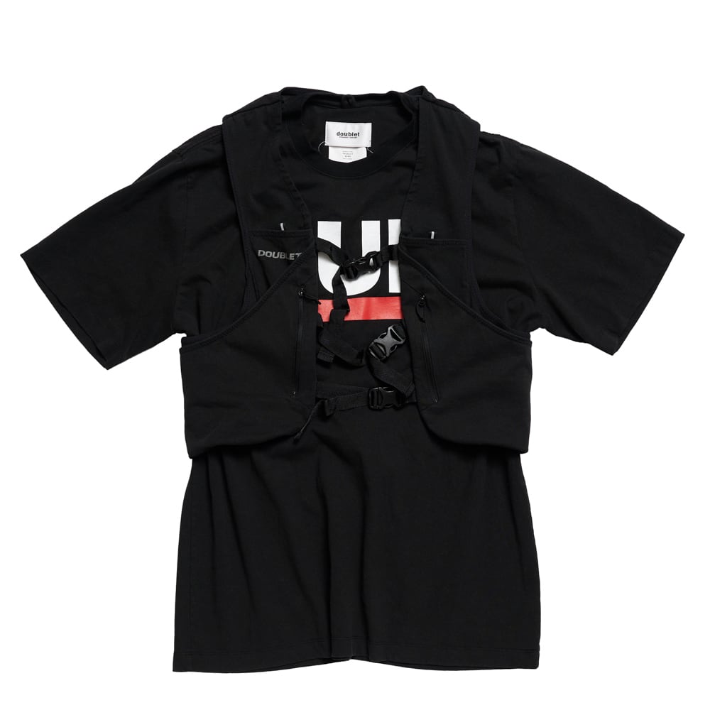 25SS】doublet TRAIL VEST T-SHIRT(BLACK) 25SS36CS373 | IAAAM ONLINE 25SS】doublet TRAIL VEST T-SHIRT(BLACK) 25SS36CS373 | IAAAM ONLINE