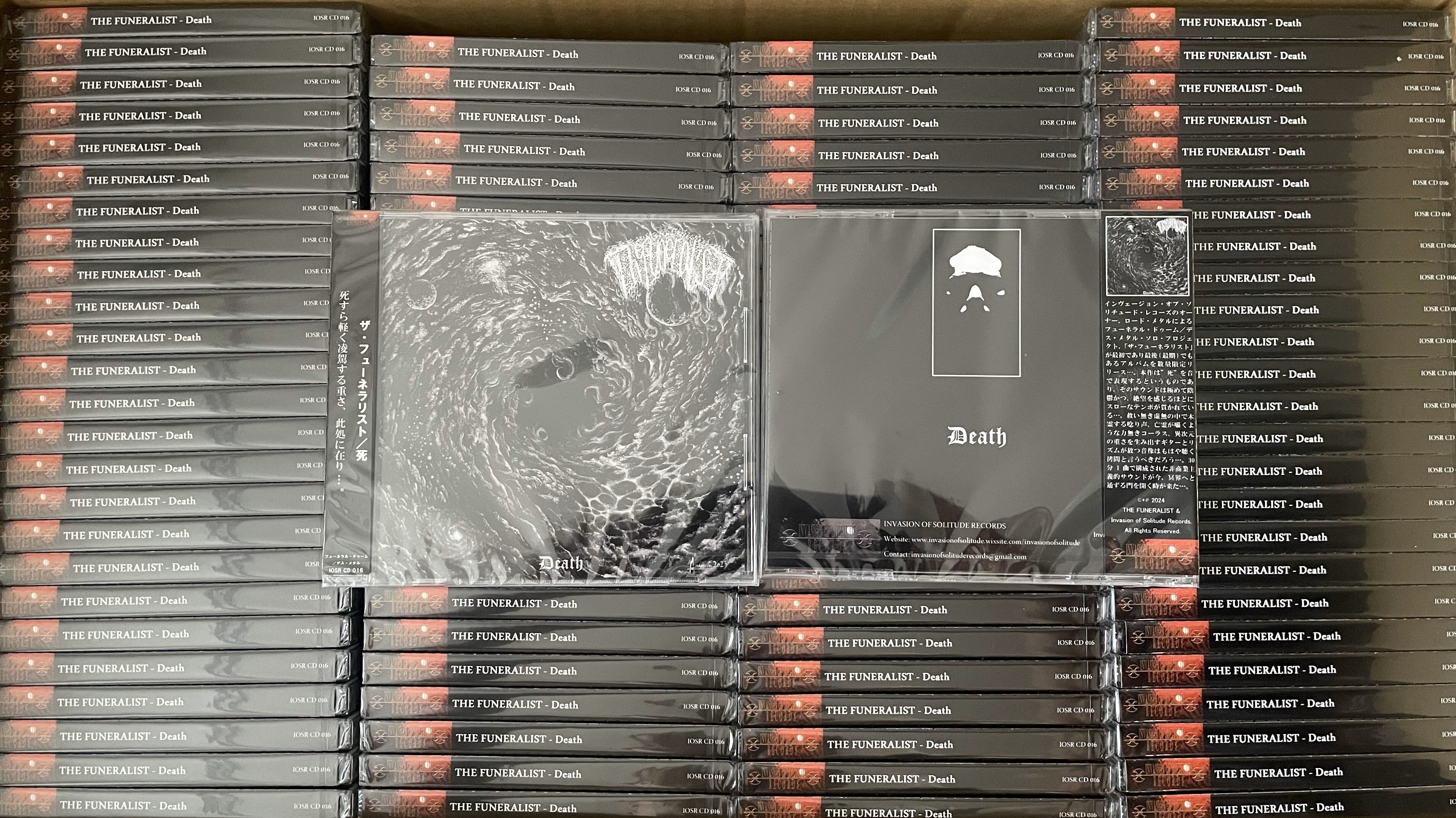 THE FUNERALIST 『Death／死(CD)』 | Invasion of Solitude Records