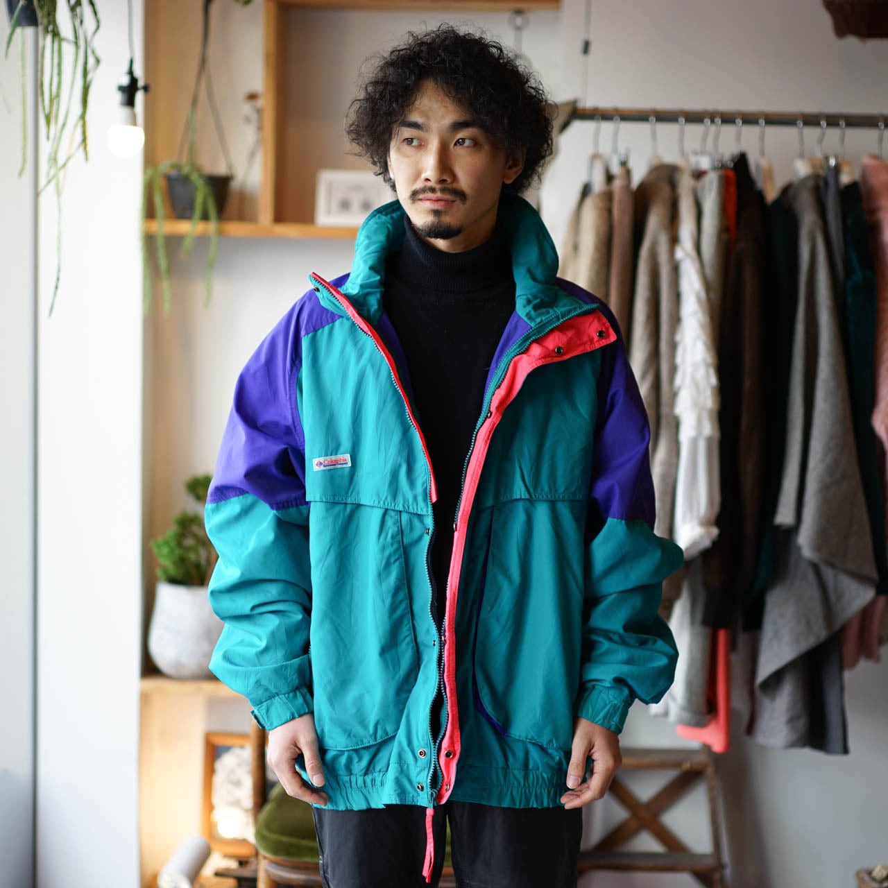 Columbia コロンビア ナイロン ジャケット(ターコイズ) | GOODY Columbia コロンビア ナイロン ジャケット(ターコイズ) | GOODY