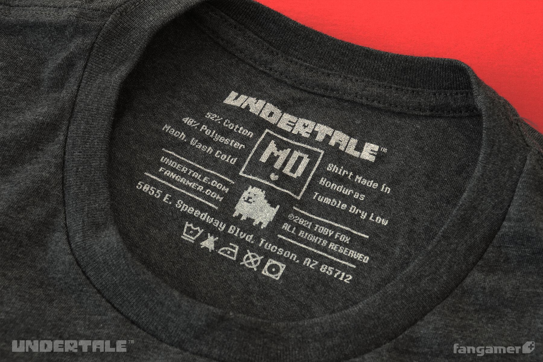 UNDERTALE うざいイヌポケットTシャツ XL