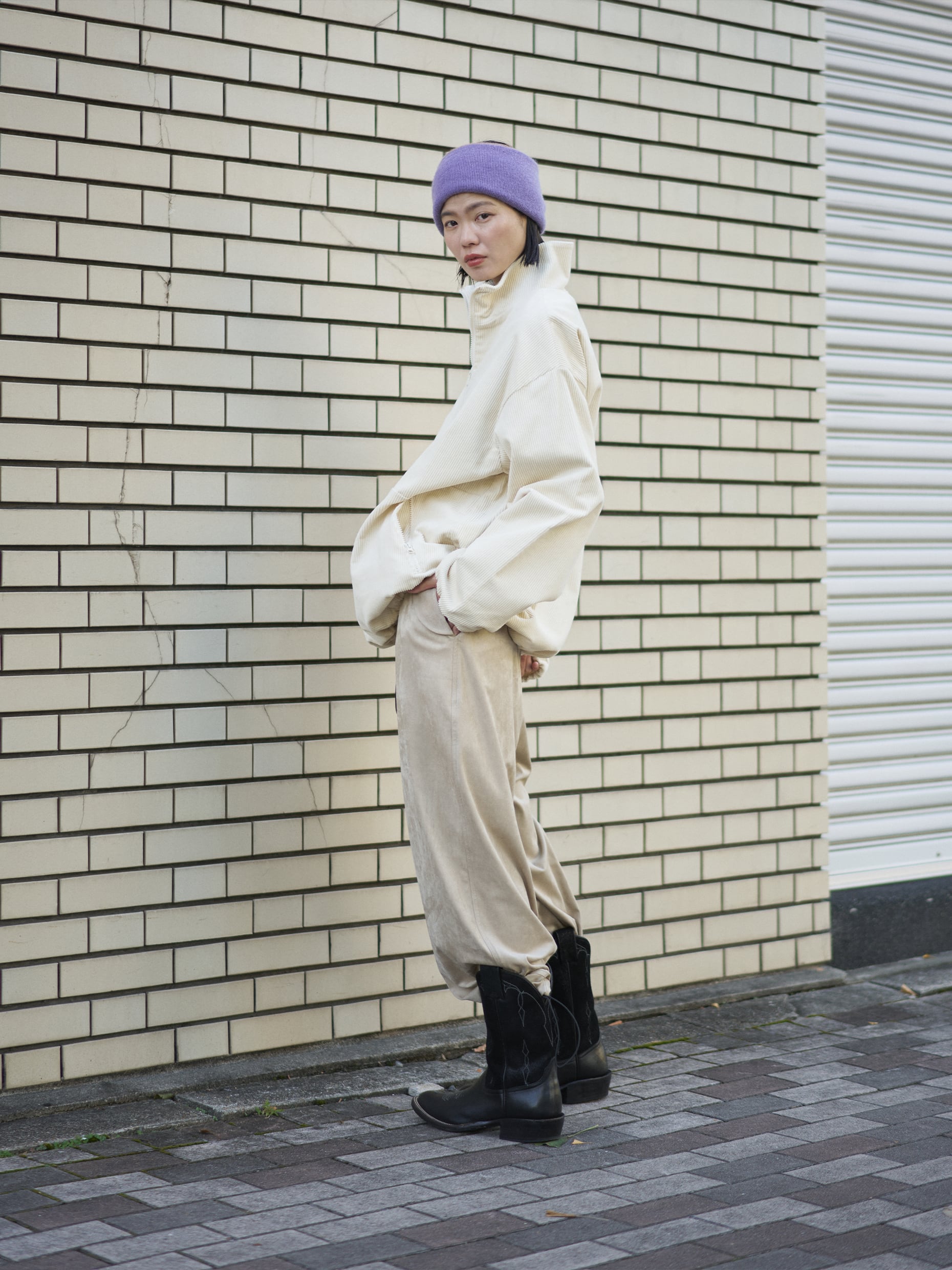 【新品】oll Olaf Corduroy half zip pullover Olaf Corduroy half zip pullover | oll