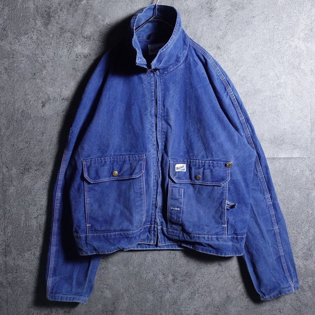 EURO “FRISTADS”Blue stitch design short blouson