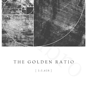 アートポスター/ Golden ratio mono　eb068
