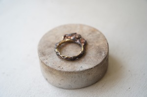 指輪　monarkoシリーズ「No.3」　真鍮　鈴木友紀 　約18号サイズ