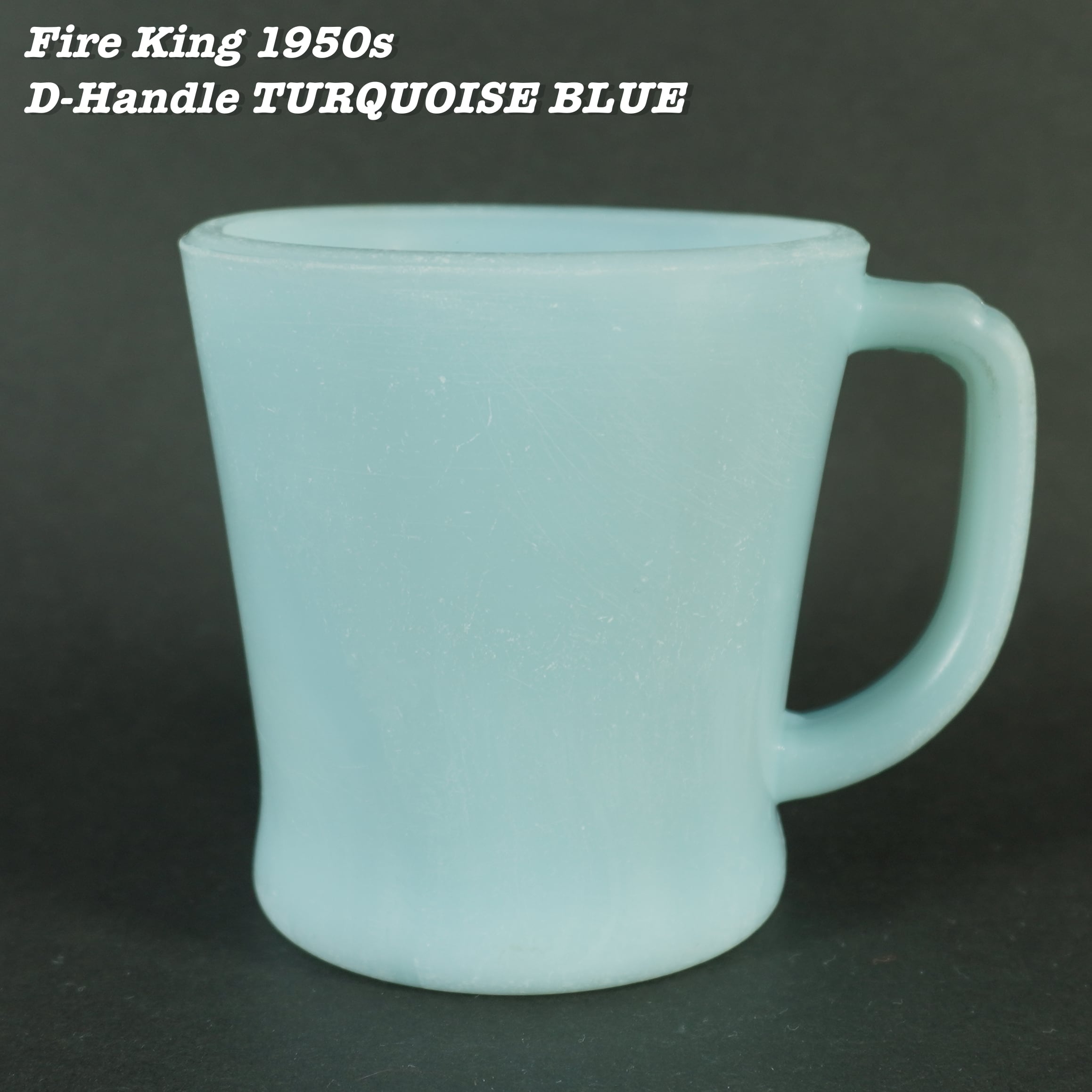 Fire King IVORY D-Handle Mug Cup 2pcs M011 | Loki Vintage&Used
