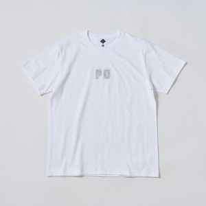 POST O'ALLS / 3007 / PO Logo Tee / white x silver sparkle