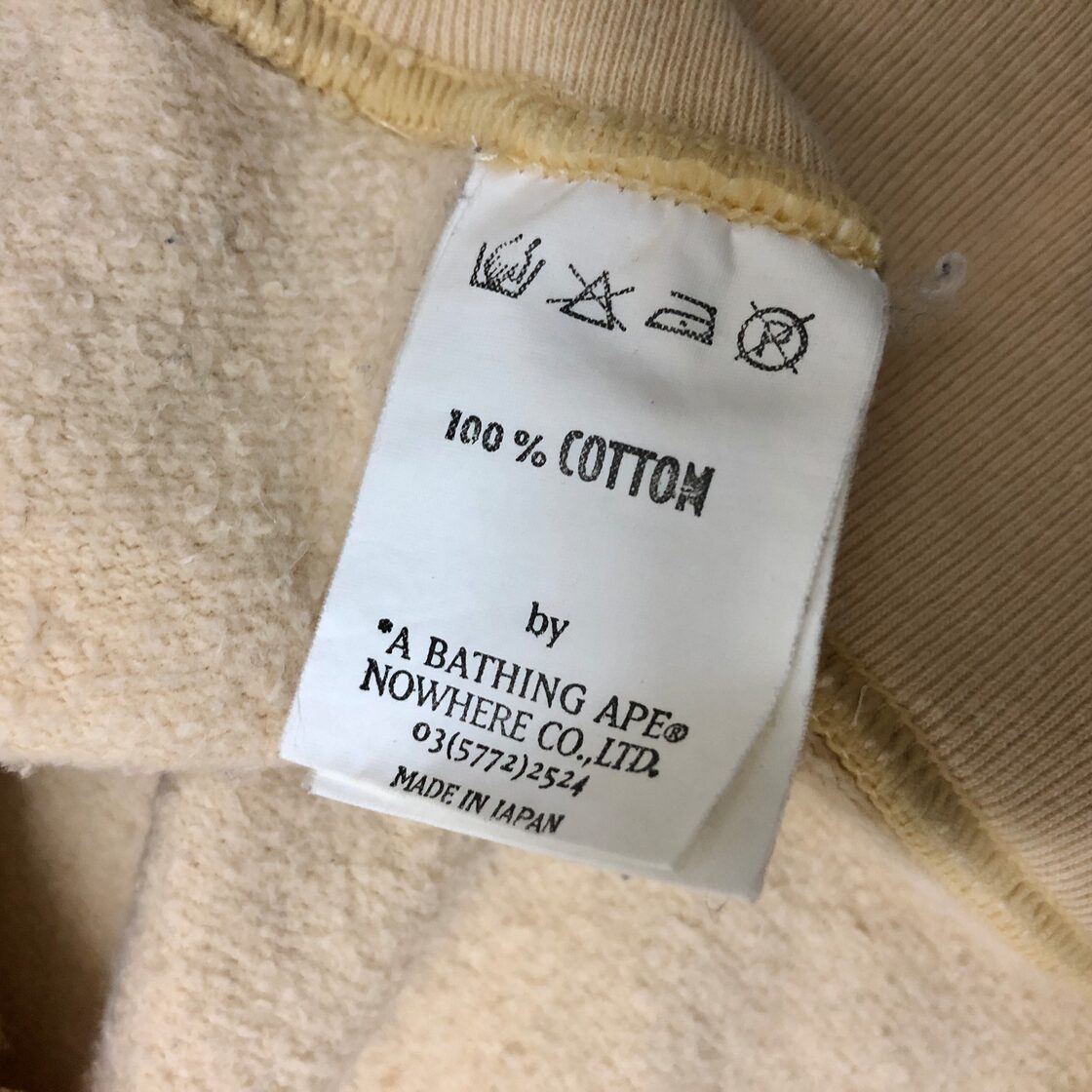 00s A BATHING APE/Half zip Sweat/初期タグ/M/ハーフジップスウェット 