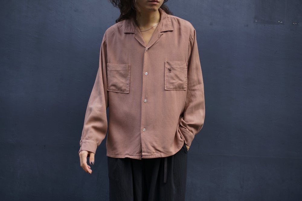 Towncraft [TOWN CRAFT] Vintage Open Color Rayon Gabardine Shirts