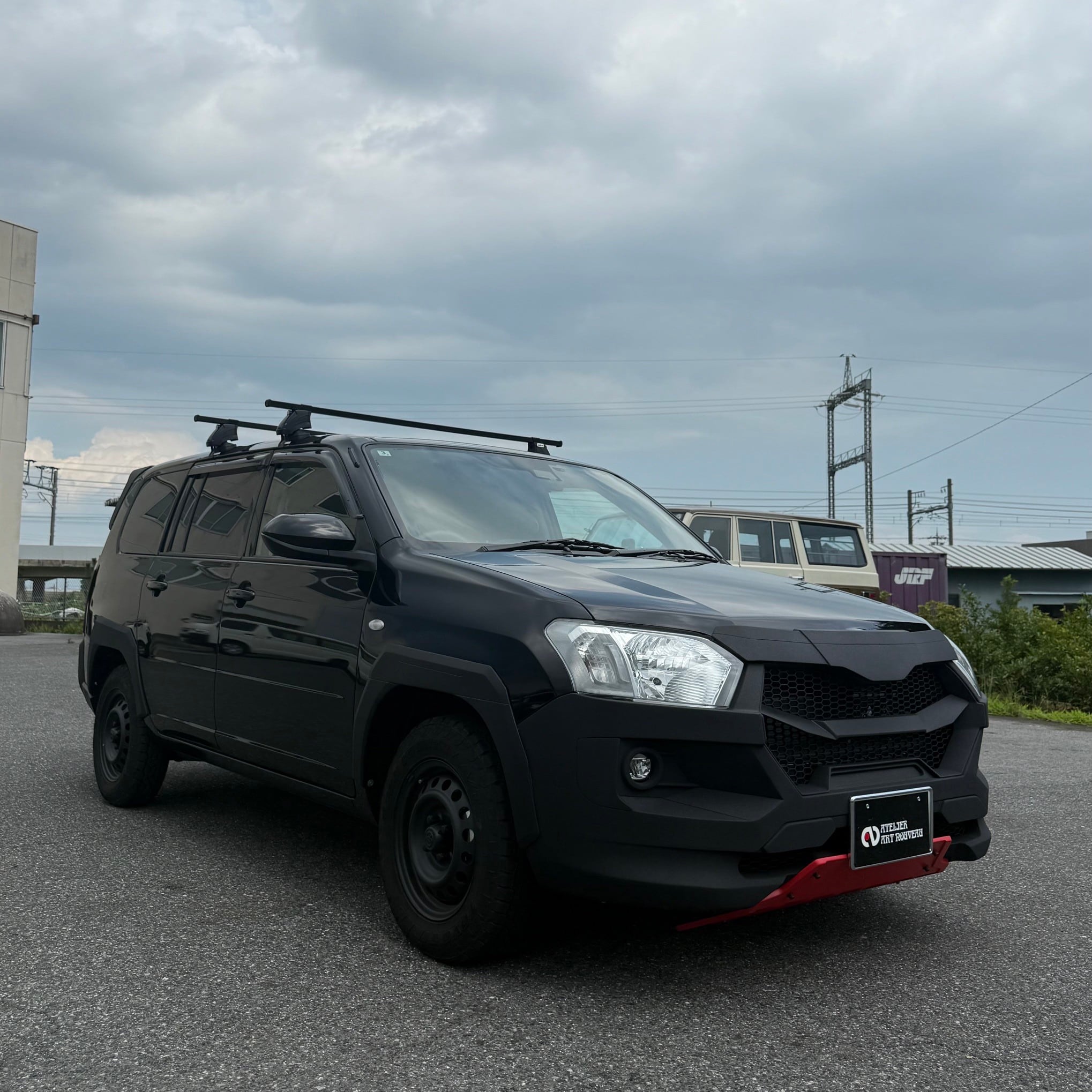 Honda フロントロアーグリルのみラプターライナー塗装 Honda フロントロアーグリルのみラプターライナー塗装 ジムニー・木目