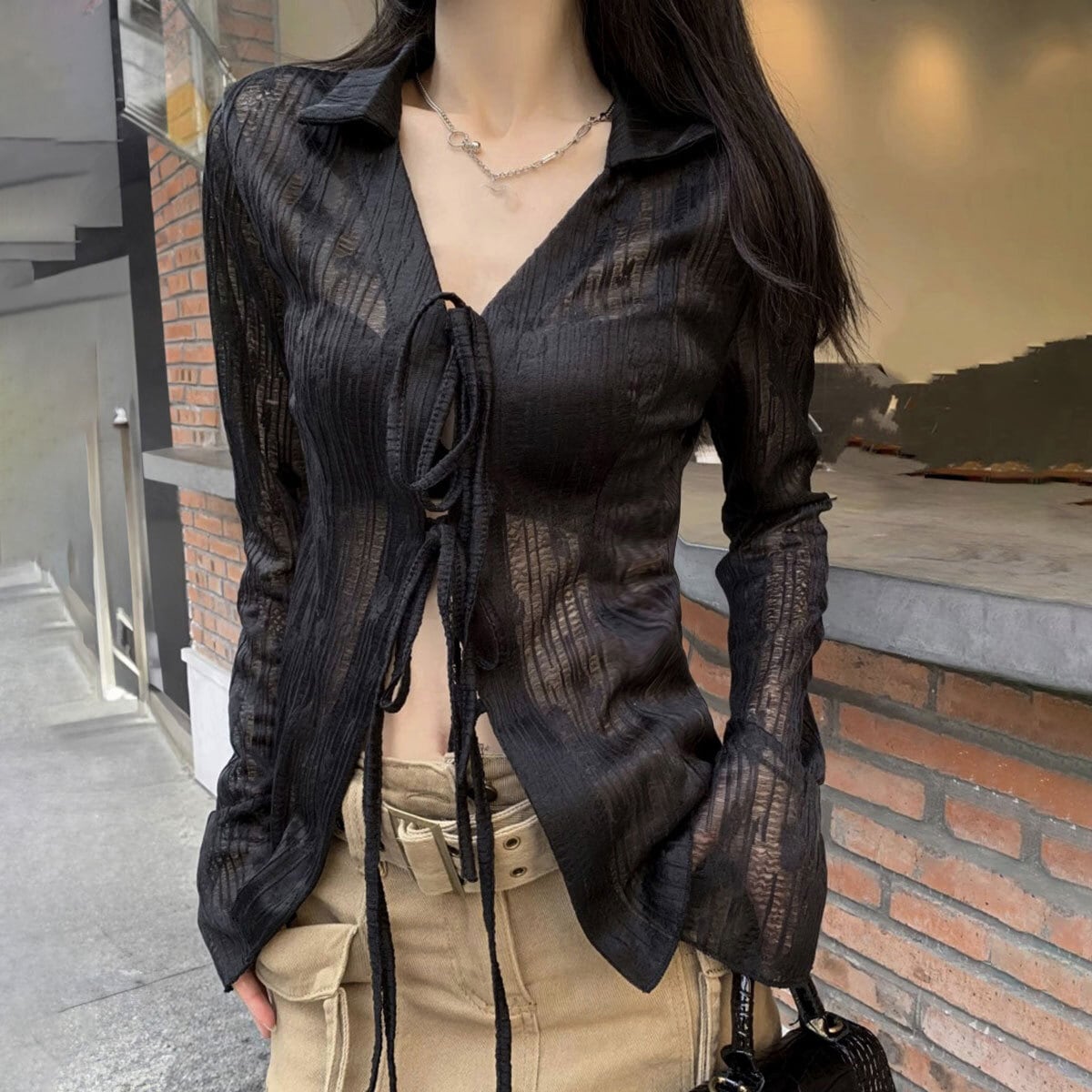 カーディガン 長袖 透け感 レディース 春夏 韓国 ボレロ シアーシャツ きれいめ 大人 かわいい おしゃれ カジュアル 羽織り トップス アウター へそ出し UV UV対策 日焼け防止 重ね着 サマーカーディガン 大人可愛い 大人女子