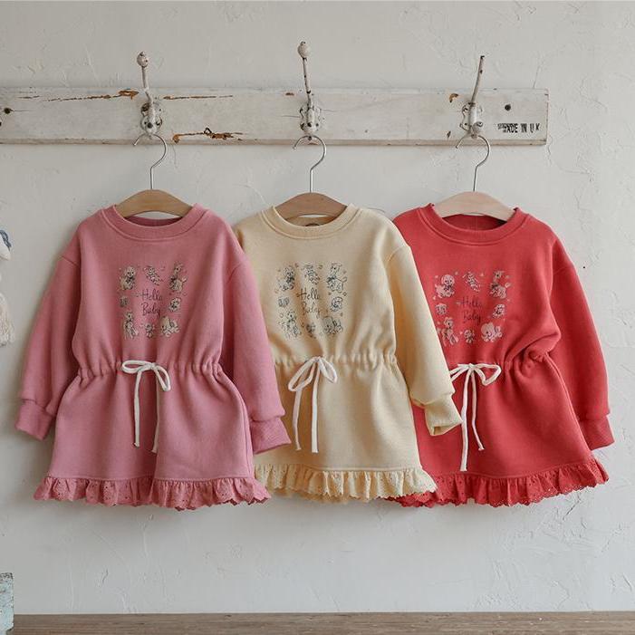 【2点送料無料】«予約»«puella flo» シェリーミニワンピース 3colors