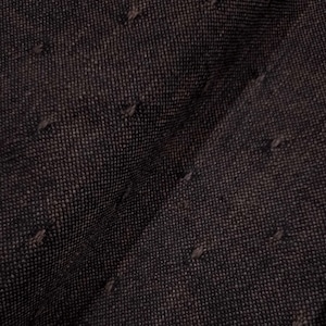 ラスト98cm！先染め Yarn Dyed ダークブラウン SK162