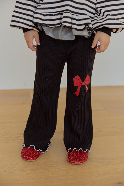 SERA［取寄］ribbon flare pants 26autumn
