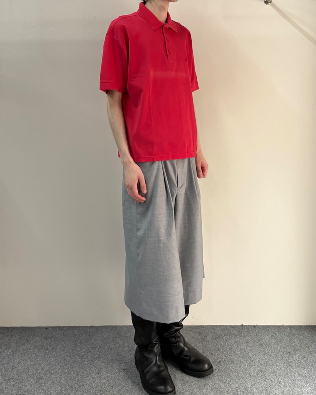 【LOEWE】red faded polo shirt