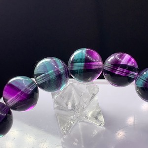 ー極ー 濃厚×美しすぎる極上グラデーションフローライトブレスレット