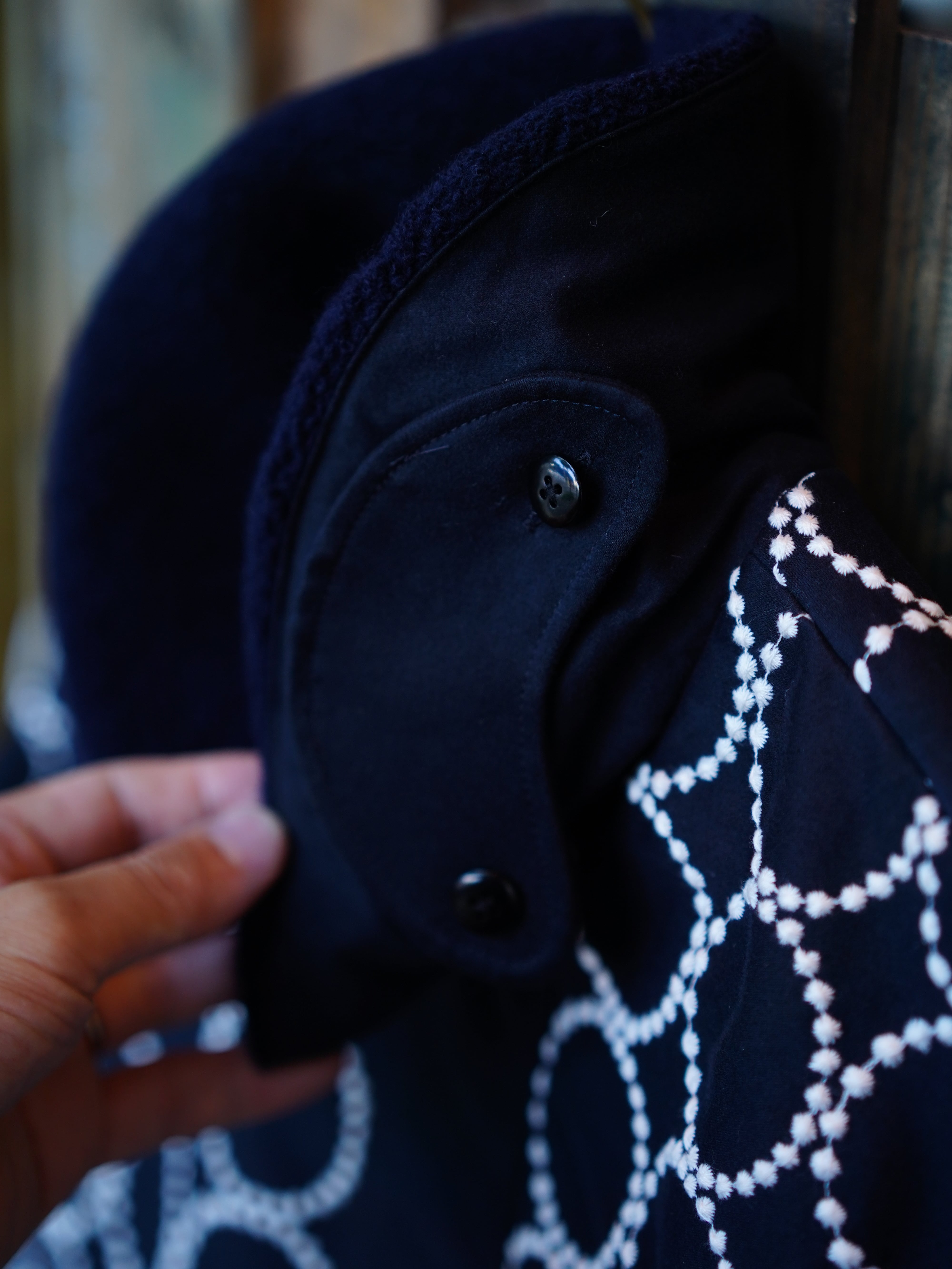 mina perhonen 25AW 〉 tambourine / ADA6082PD / navy / 160cm