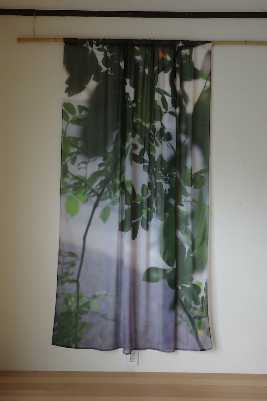 rūpa print curtain "All living things have meaning "26"