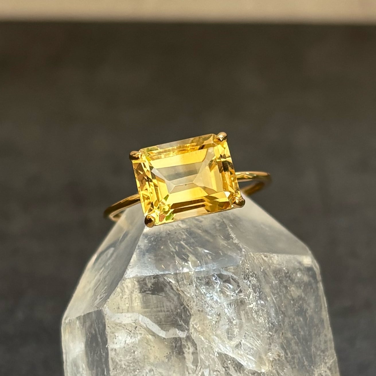 【square ring】バイカラーシトリン