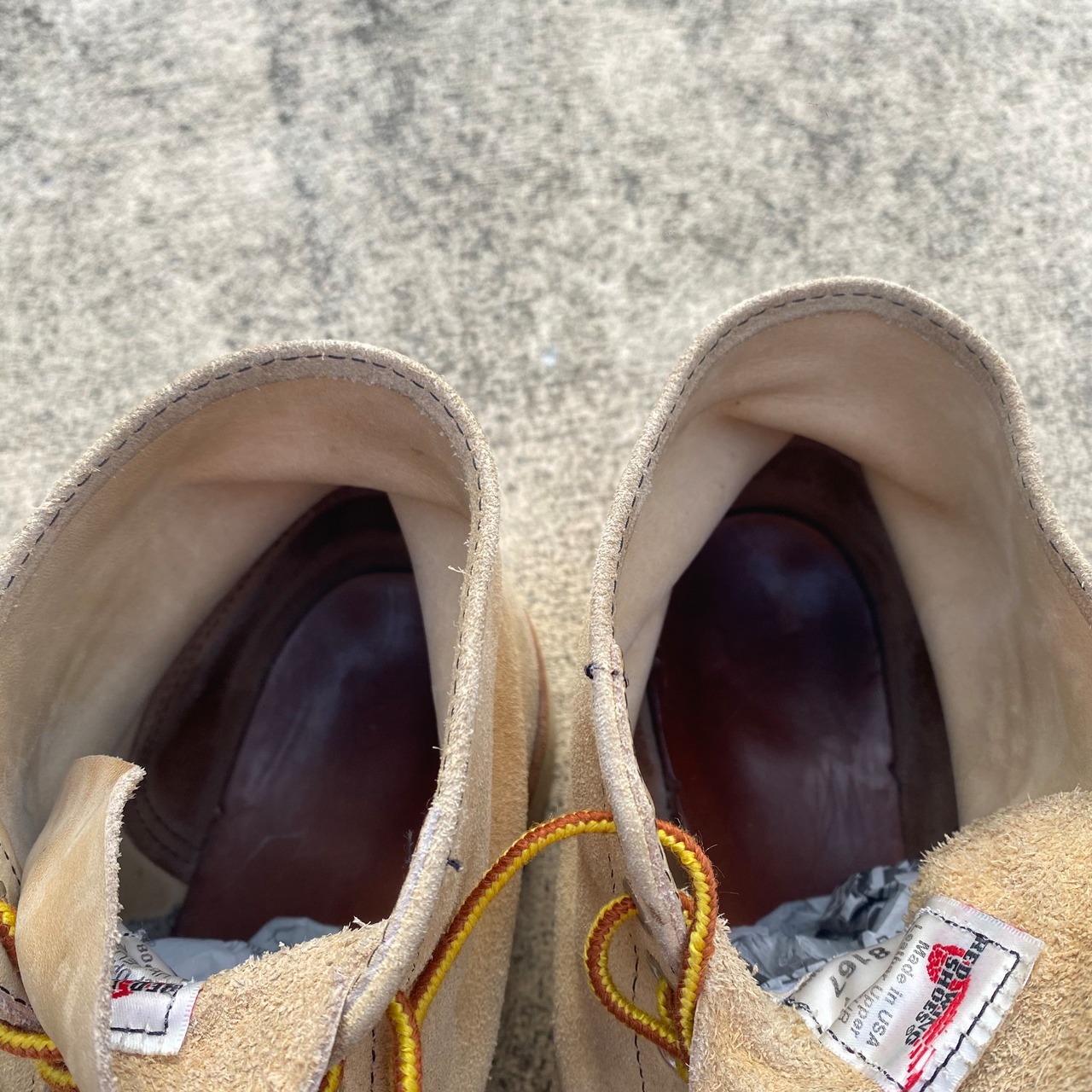 REDWING レッドウィング 8167 スエード アイリッシュセッター プレーン 
