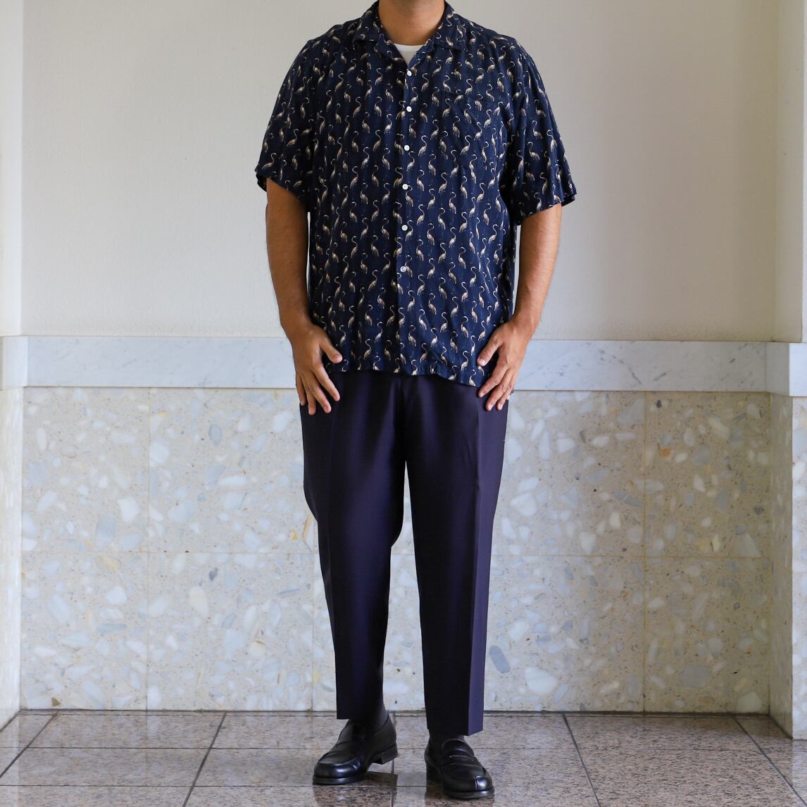 極美品】90s Ralph Lauren special rayon shirt big size S/S 極美品】90s Ralph Lauren special rayon shirt big size S/S