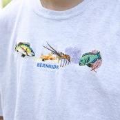 embroidery design BERMUDA souvenir tee