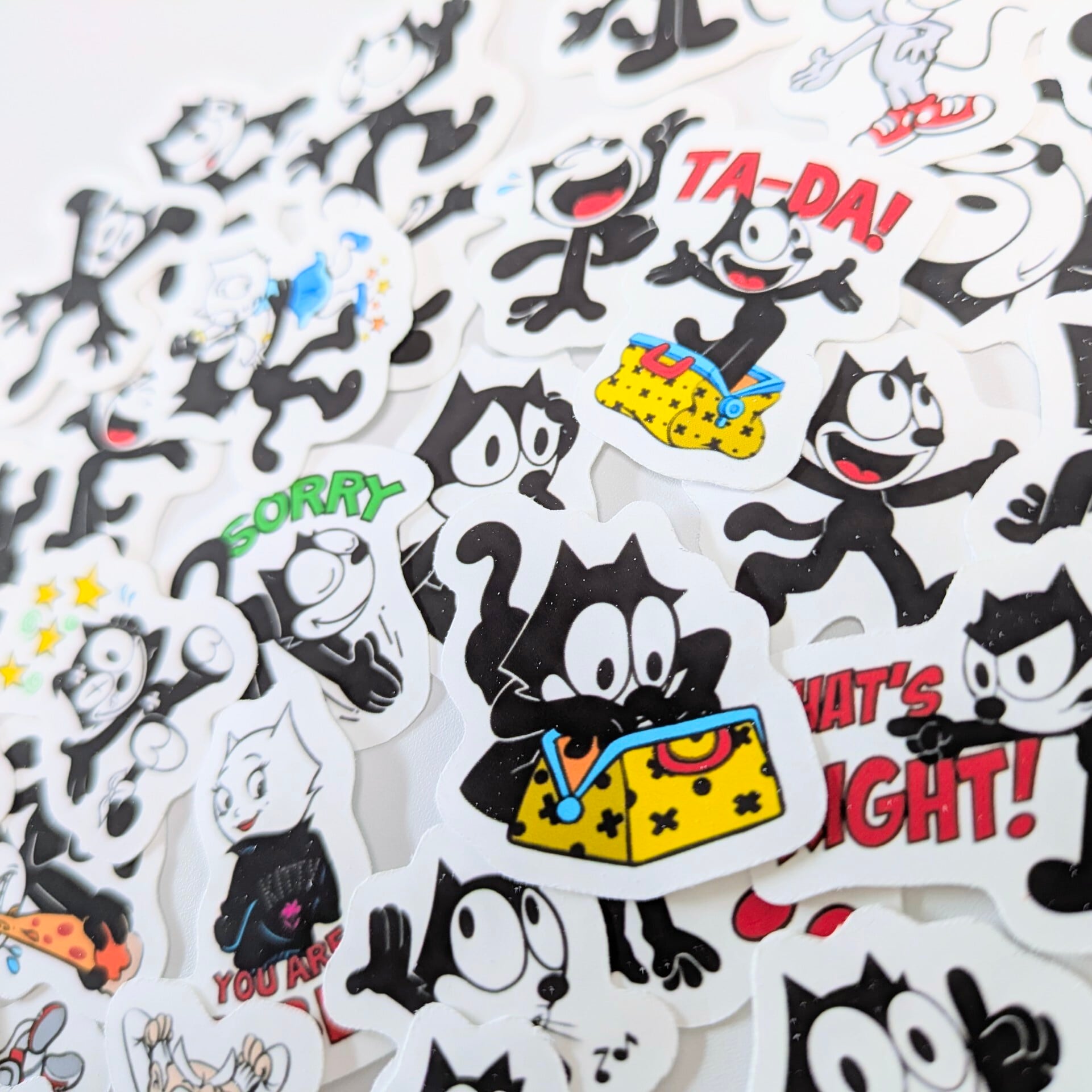 送料無料！【 Felix the Cat / フェリックス ザ キャット/ フィリックス 】STICKER（ステッカー）40枚SET　〚アメリカン雑貨 アメトイ〛