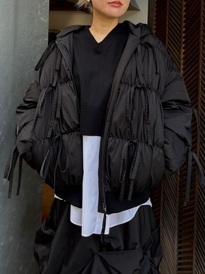 【25AW】ENFOLD エンフォルド /  RIBBON DOWN-JAKET / ダウンジャケット