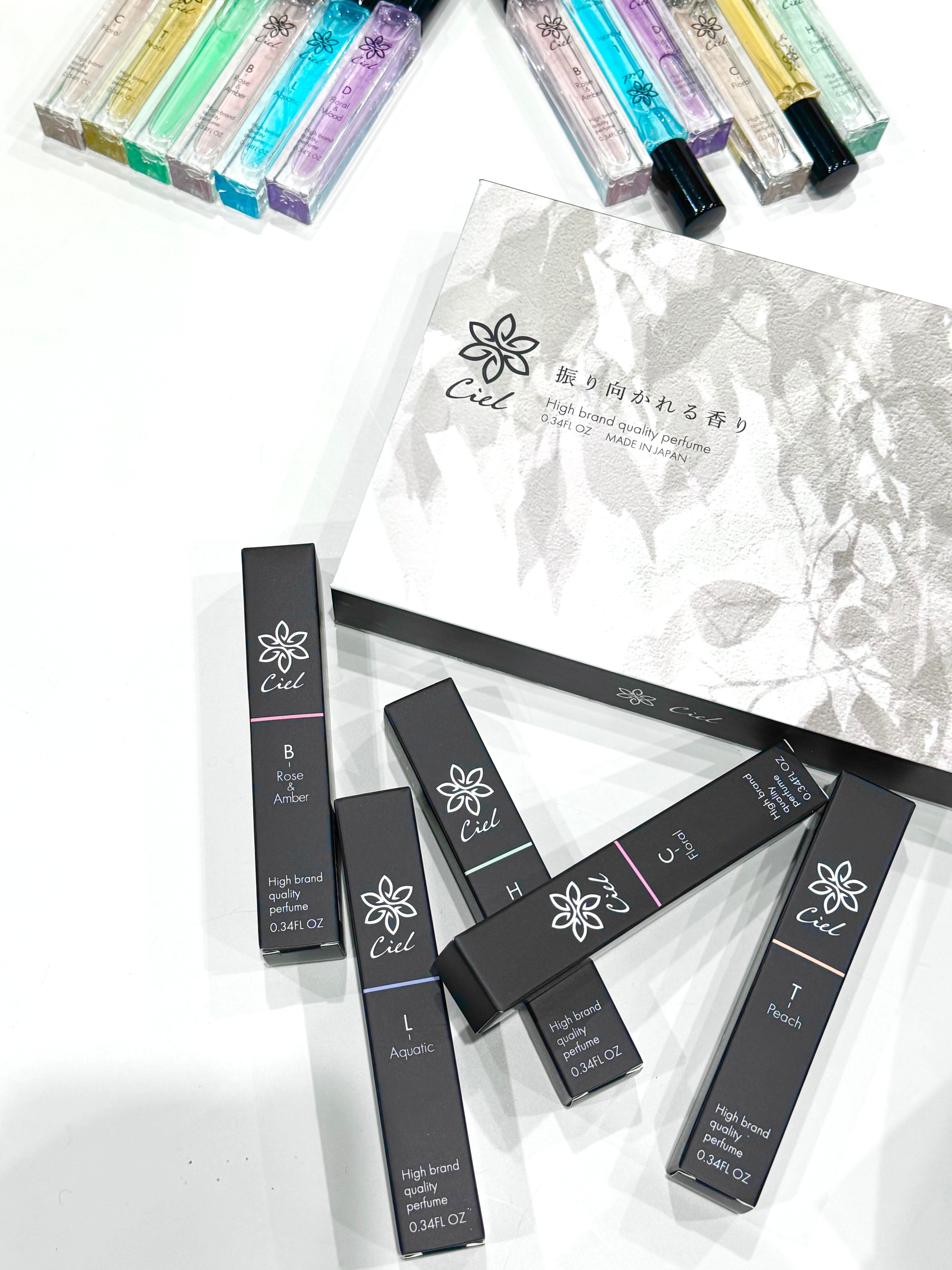 SNSバズ香水！ MCシエル香水－C フローラル・Dフローラルウッド・B