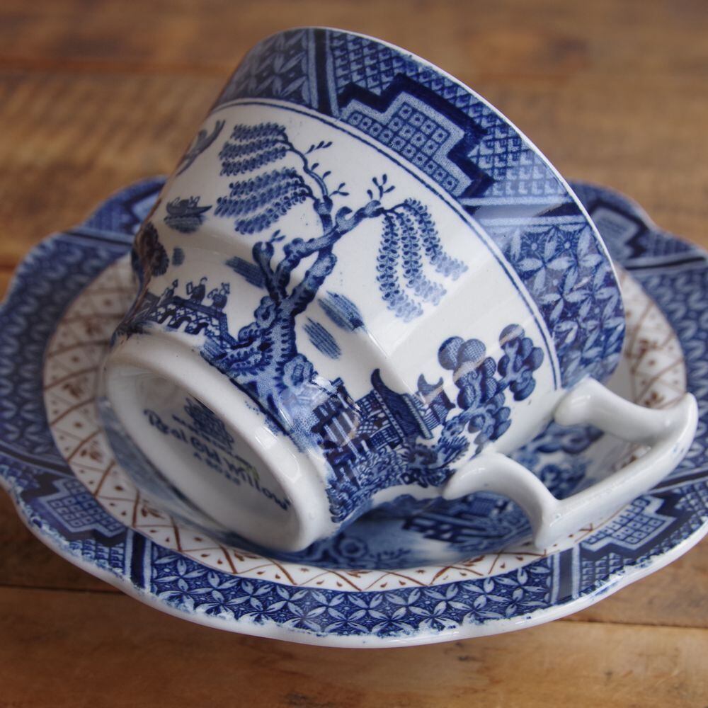 【廃盤】Booth’s リアルオールドウィロー ボウル 16cm 5枚 英国製 BOOTHS（ブース社）のリアルオールドウィロー(Real Old Willow )、英国