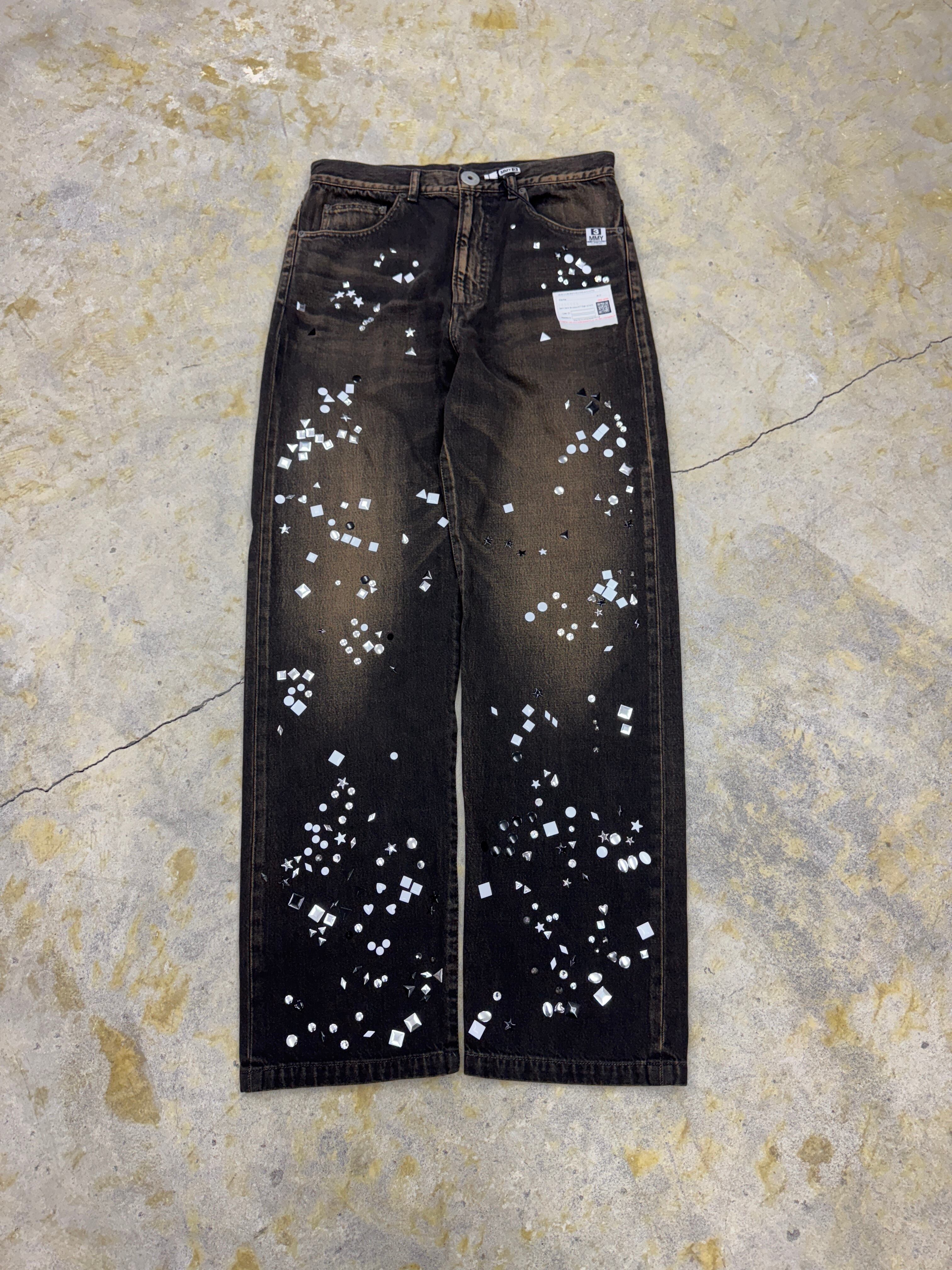 Maison MIHARA YASUHIRO | EMBELLISHED JEANS | BLACK | HOWDAY
