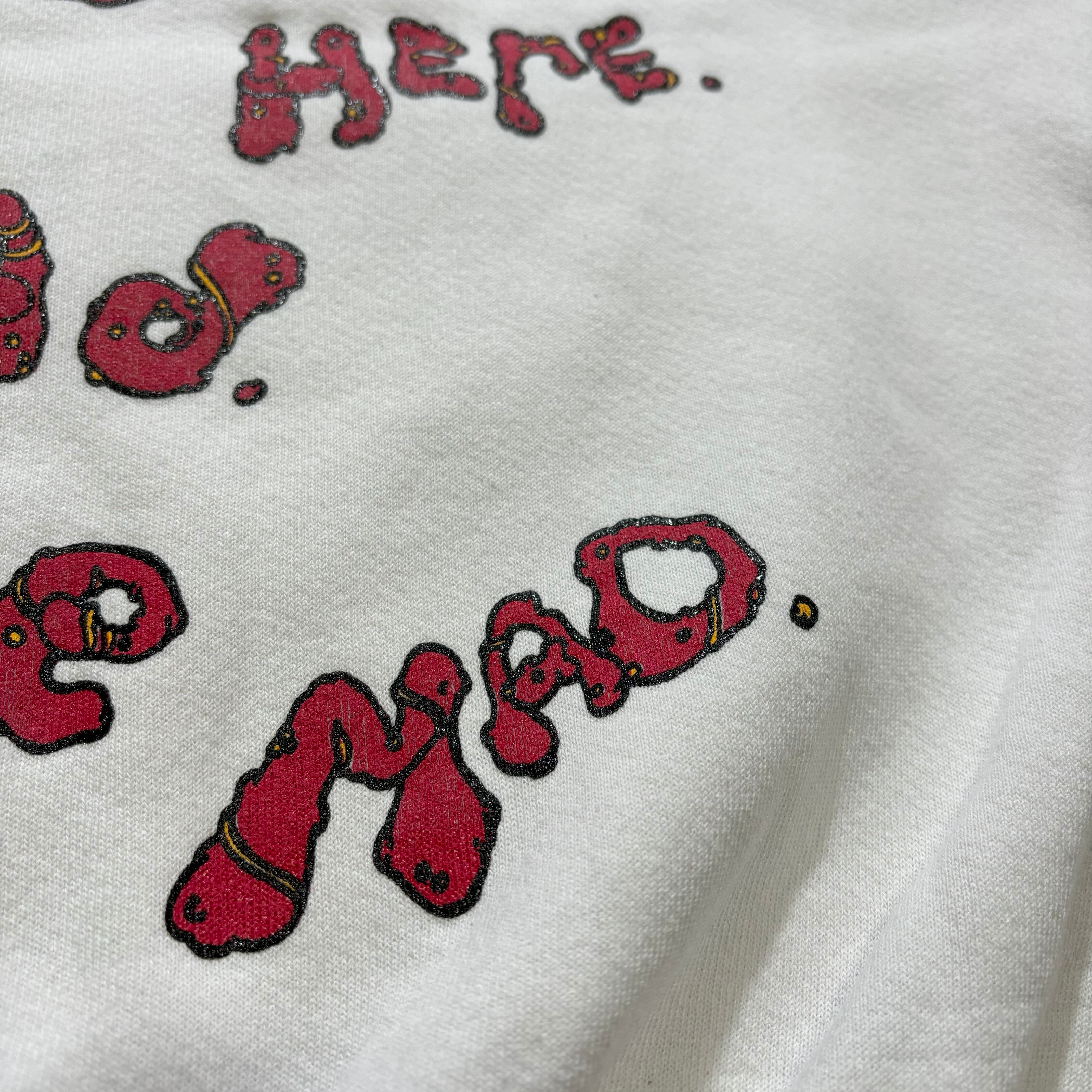 90s 不思議の国のアリス＂チェシャ猫＂スウェットXL | Humor cloth