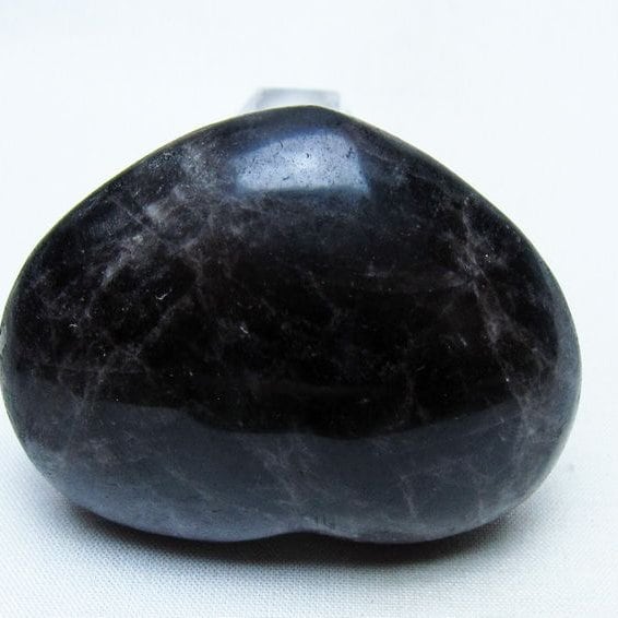 モリオン 置物 ハート 黒水晶 一点物 145-1960